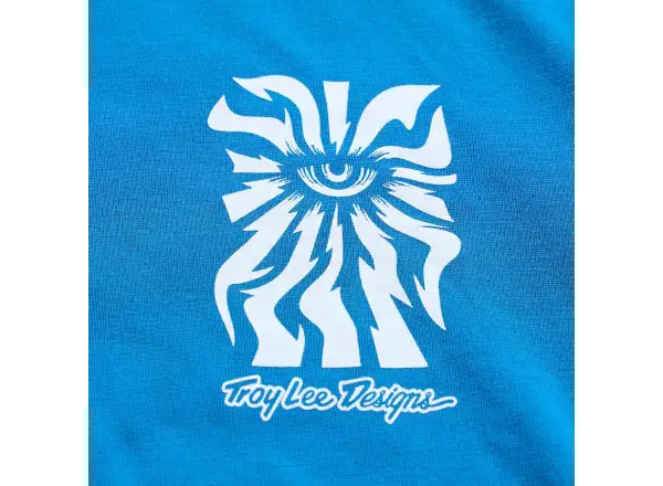 Troy Lee Designs Skyline Ride kids jersey One Eye Aero Blue
