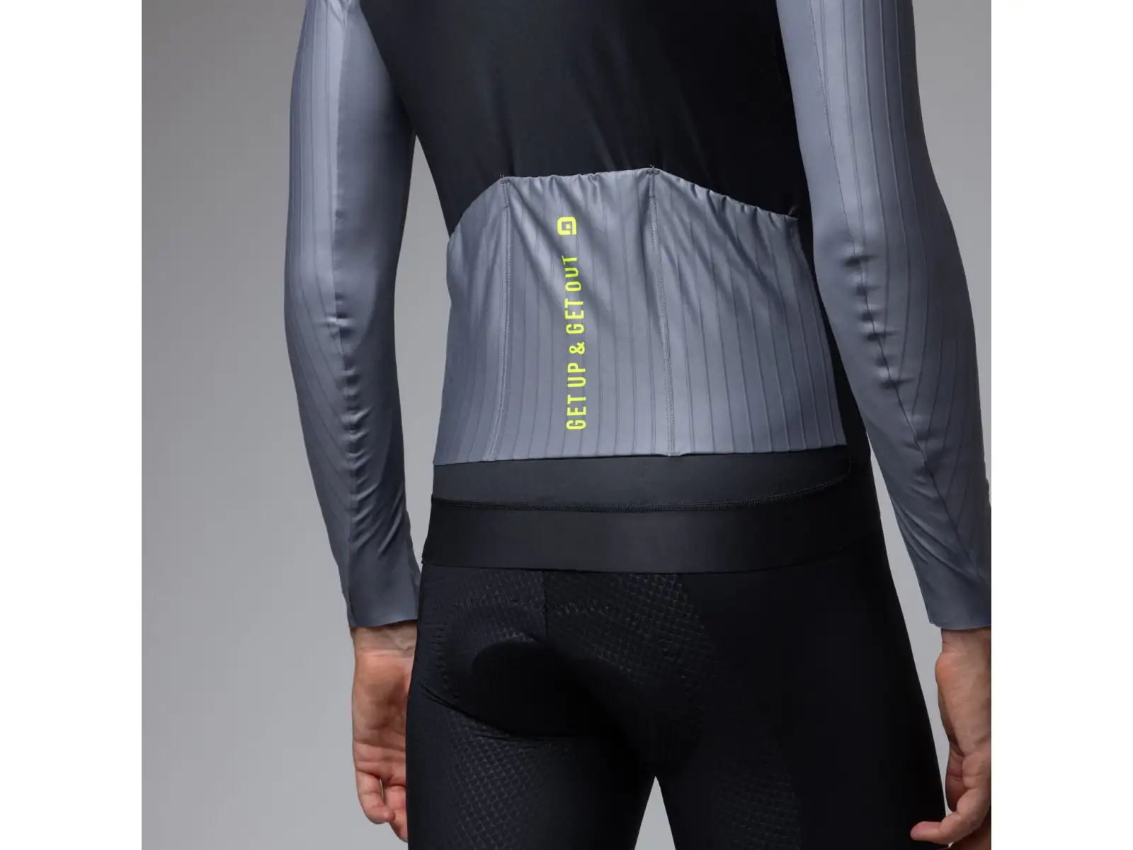 Alé PR-E Follow Me men's insulated long sleeve jersey Black