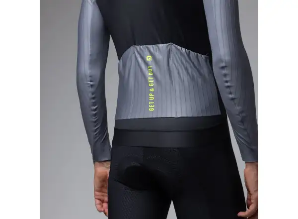 Alé PR-E Follow Me men's insulated long sleeve jersey Black