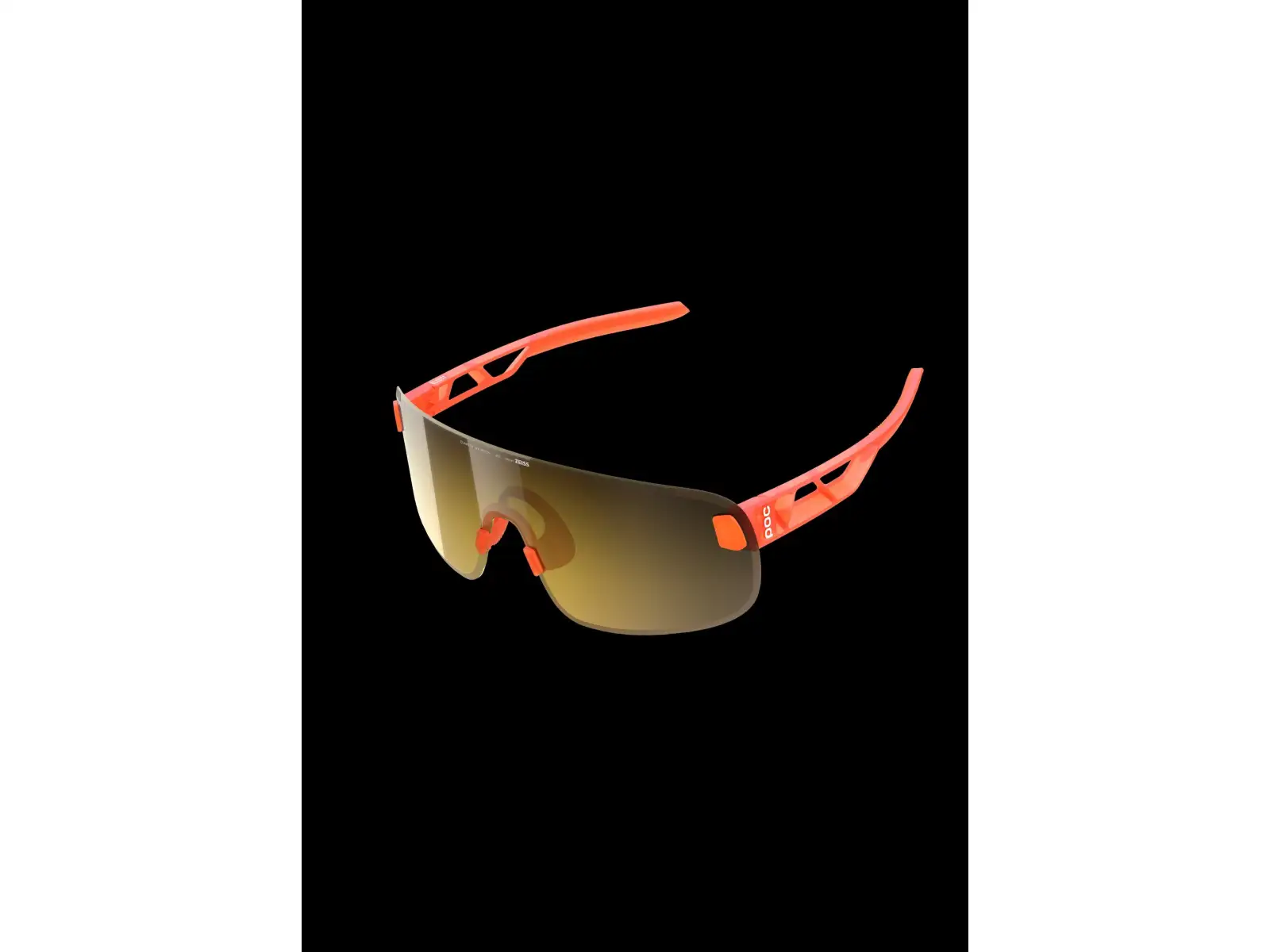 POC Elicit sunglasses Fluorescent Orange Translucent/Clarity Road/Partly Sunny Gold