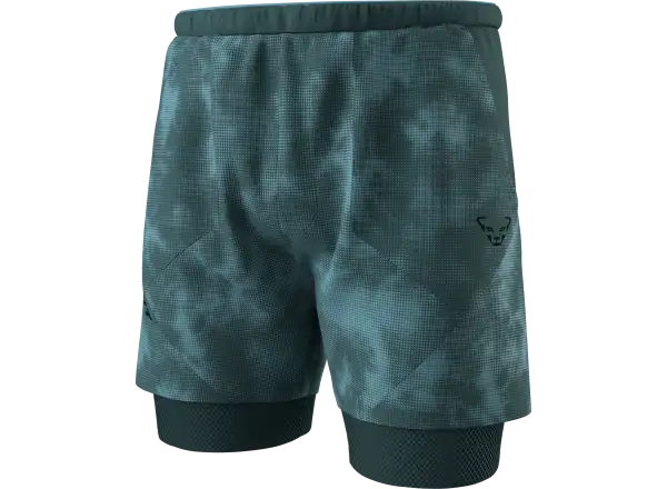 Dynafit Trail Reflective 2in1 men's running shorts Cinder