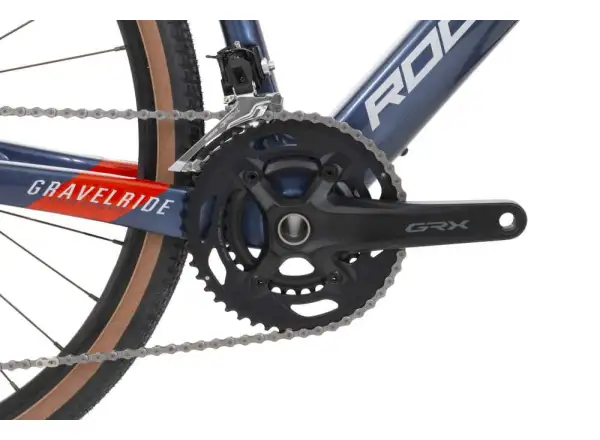 Rock Machine Gravelride CRB 700 gravel bike gloss dark blue/brick orange/silver