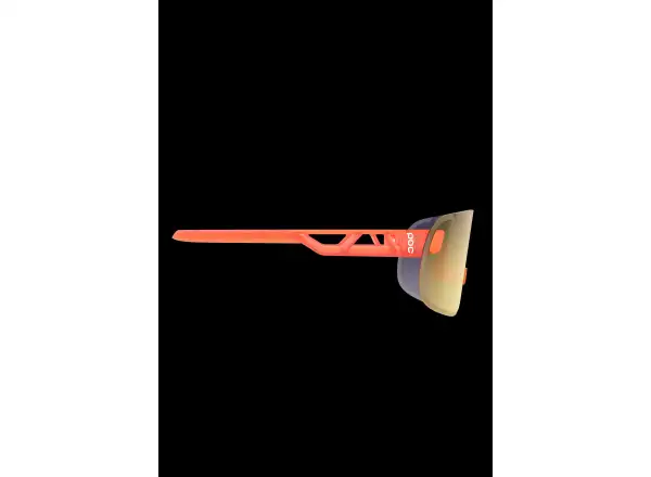 POC Elicit sunglasses Fluorescent Orange Translucent/Clarity Road/Partly Sunny Gold