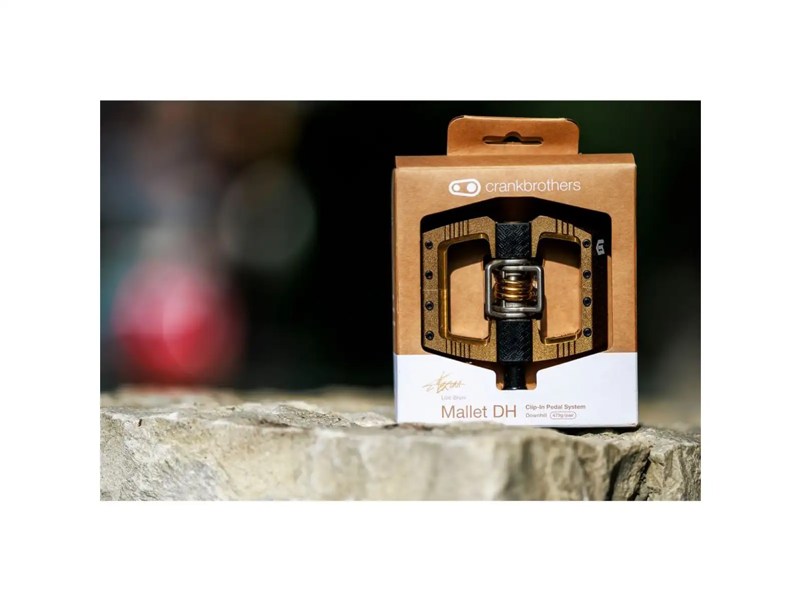 Crankbrothers Mallet DH Loic Bruni Signature Bronze Edition clipless pedals