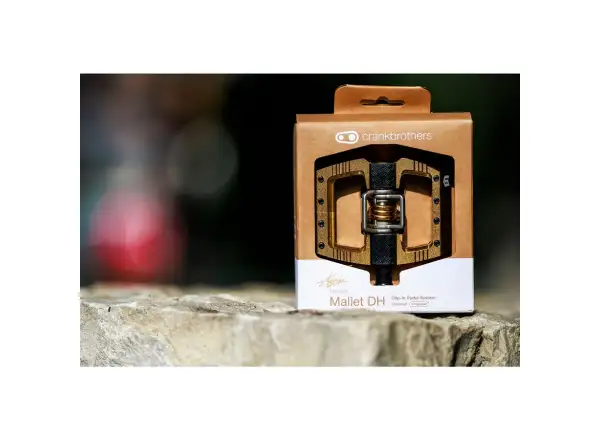 Crankbrothers Mallet DH Loic Bruni Signature Bronze Edition clipless pedals