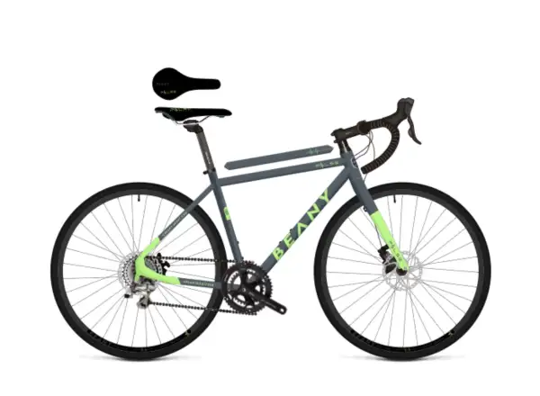 Beany Pulse 26 children's gravel bike neon yellow