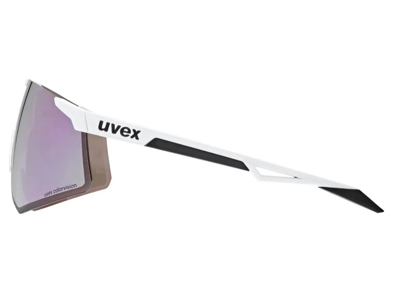 Uvex Pace Perform S ColorVision glasses White Matt/Mirror Lavender