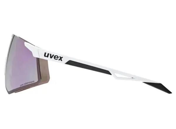 Uvex Pace Perform S ColorVision glasses White Matt/Mirror Lavender