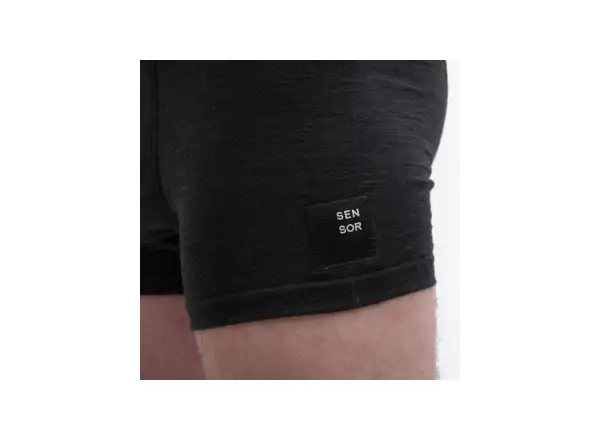 Sensor Merino Cordura men's base layer black