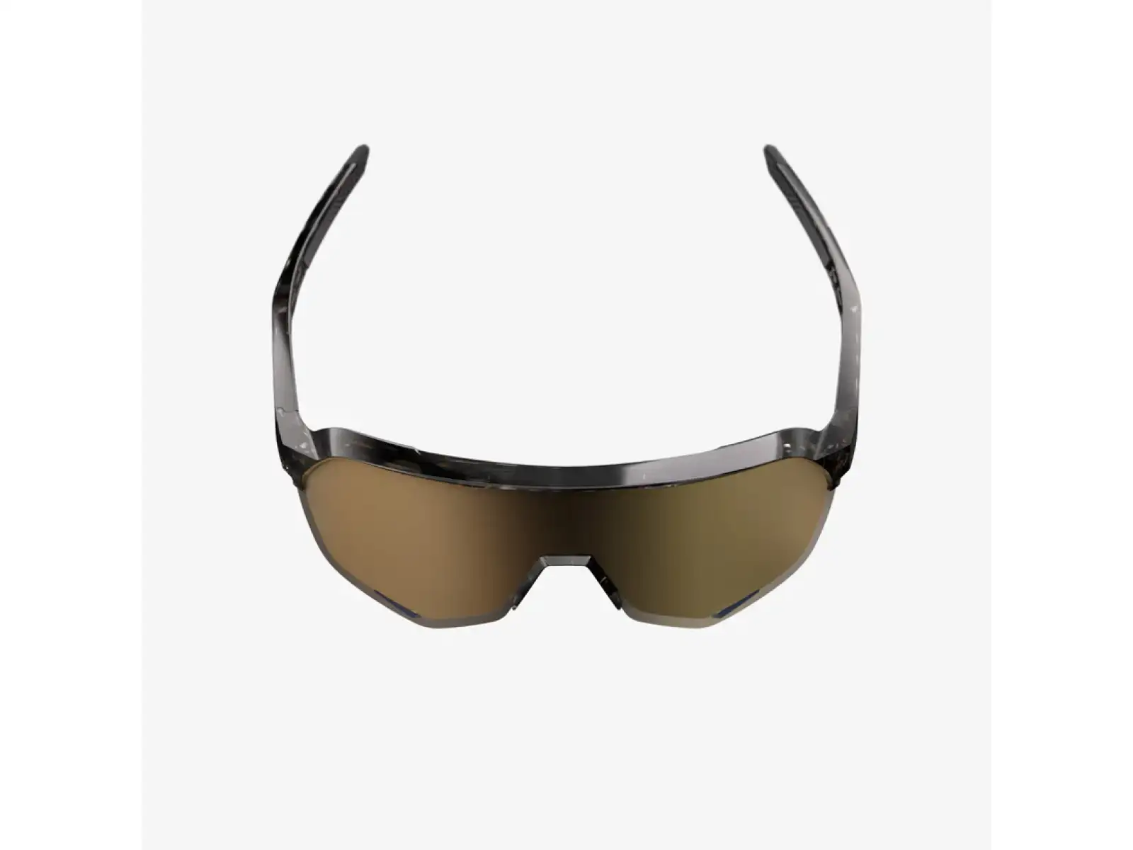 100% S2 sunglasses Gloss Black Havana/Soft Gold Mirror