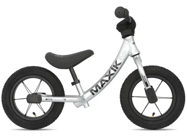Max1 Maxík Evo Lite balance bike silver/black