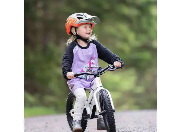 Kids Ride Shotgun Unicorn Windproof kids jersey long sleeve