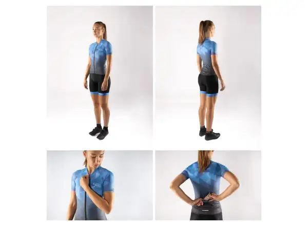 Force Gem women's jersey short sleeve Blue