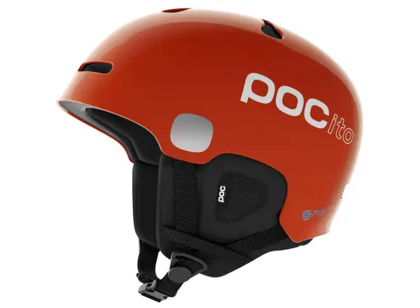 POC POCito Auric Cut Spin children's ski helmet Fluorescent Orange