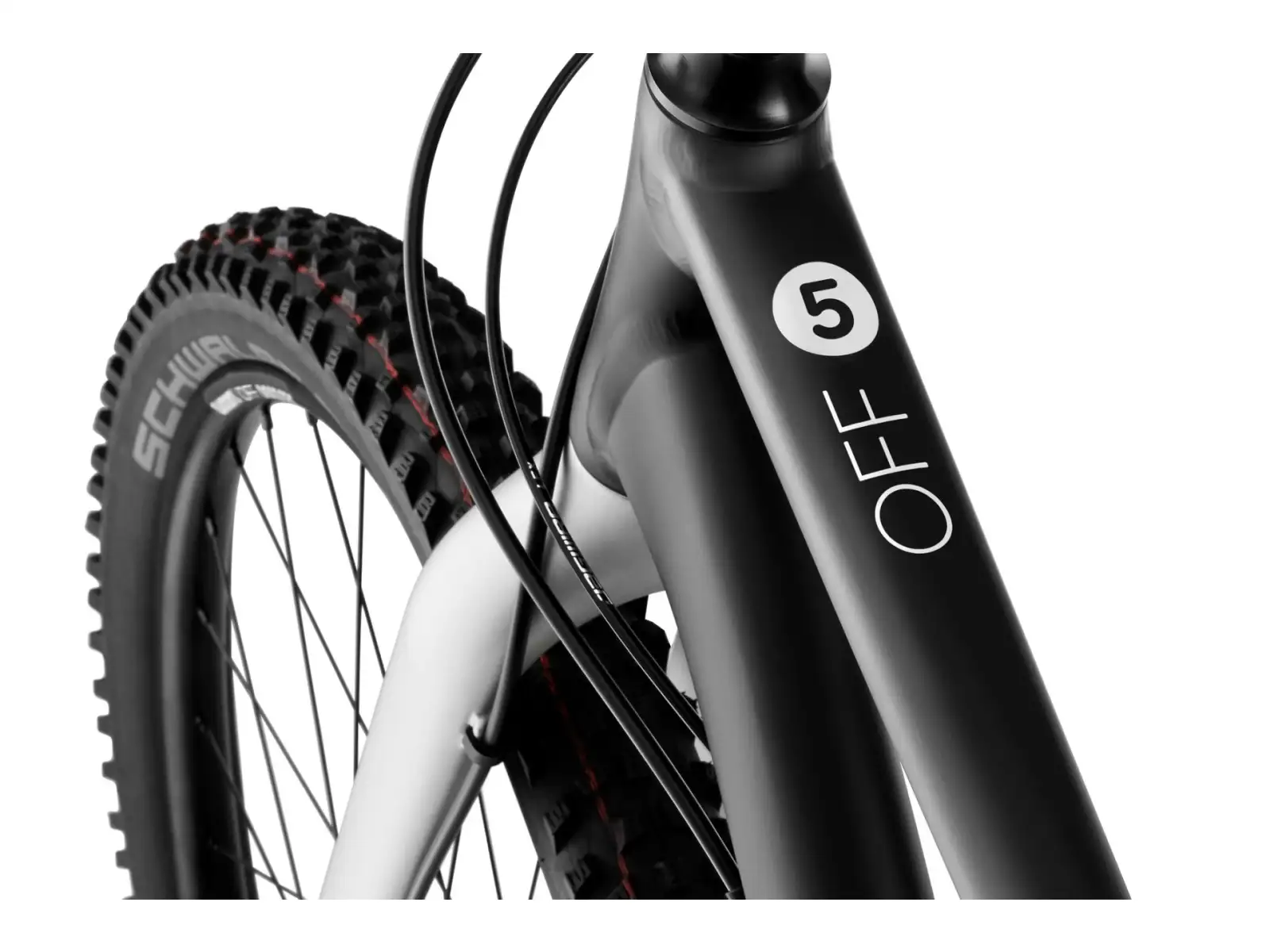 Woom 5 OFF Black 24 children's bike