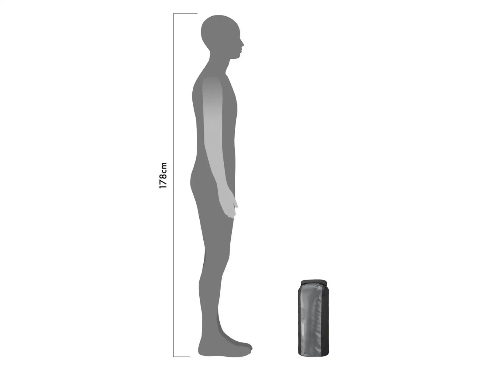 Ortlieb Dry-Bag Heavy Duty 13 L Black/Grey