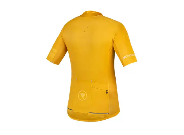 Endura Pro SL men's short sleeve jersey Mustard