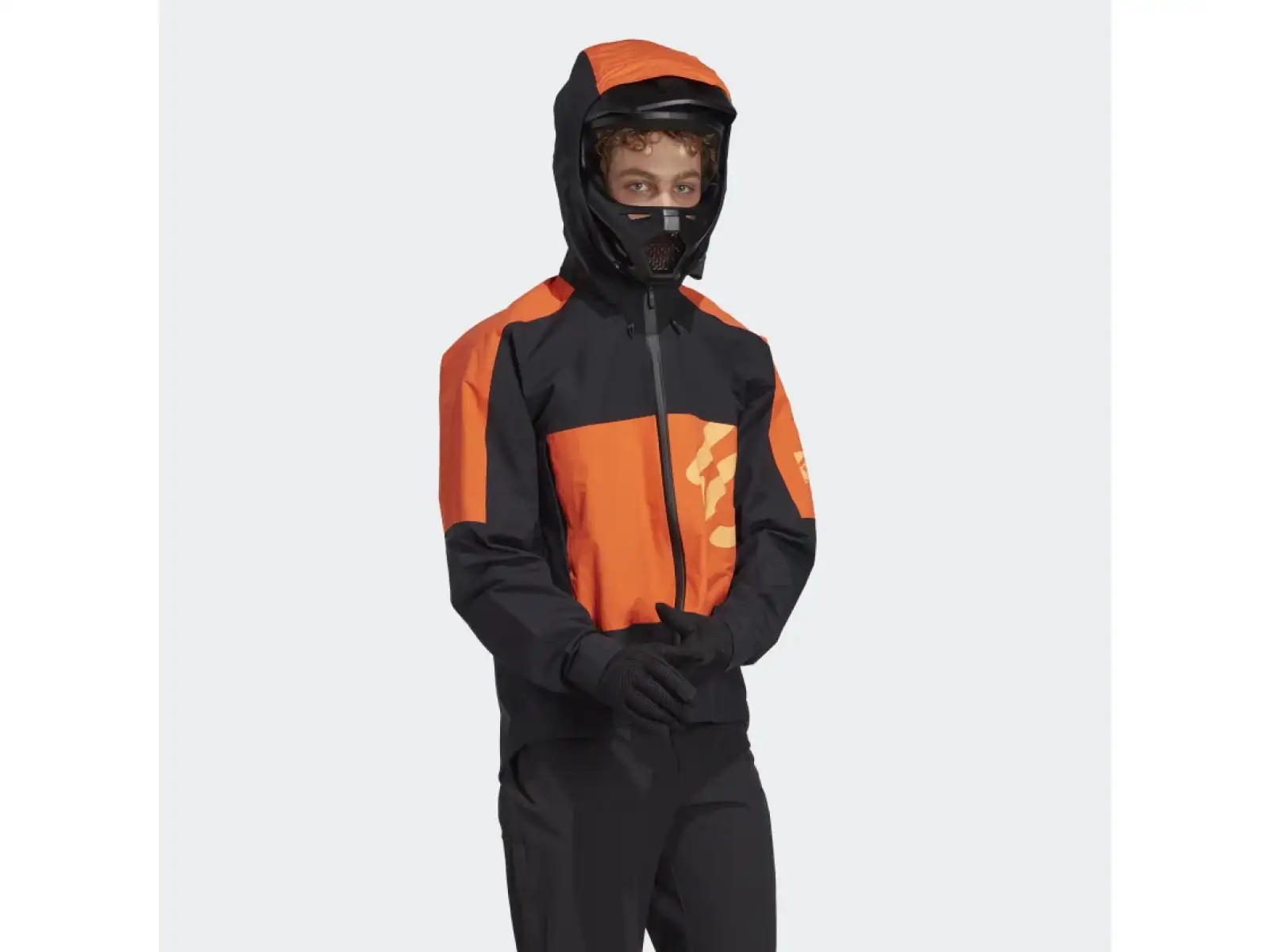 Five Ten Rain men's jacket Black/Semi Impact Orange