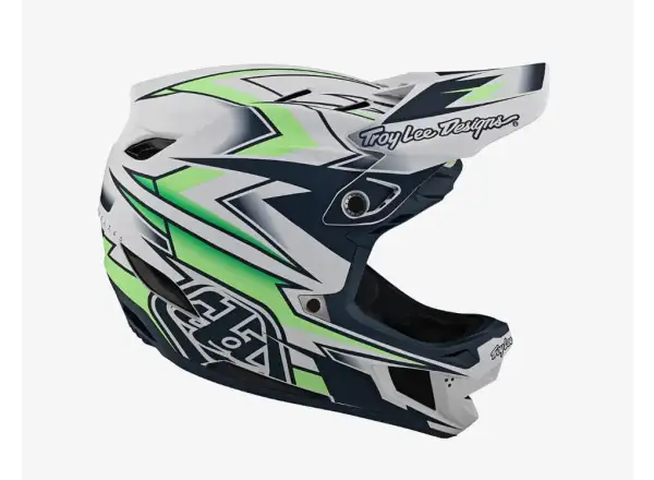 Troy Lee Designs D4 Composite Mips Volt helmet White