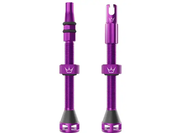 Peatys Holeshot Fast Flow tubeless valves 60 mm Violet