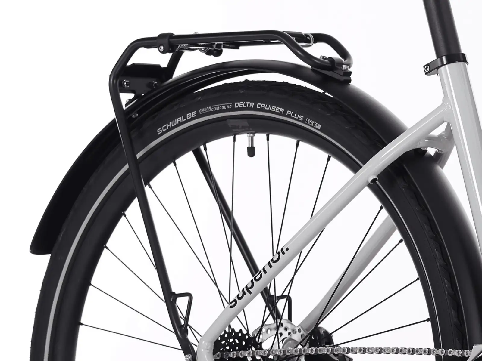 Superior Blox 6.2 T MS city bike Gloss Grey
