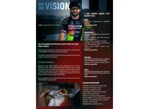 Force RX Vision Photo Prescription Lens Photochromatic