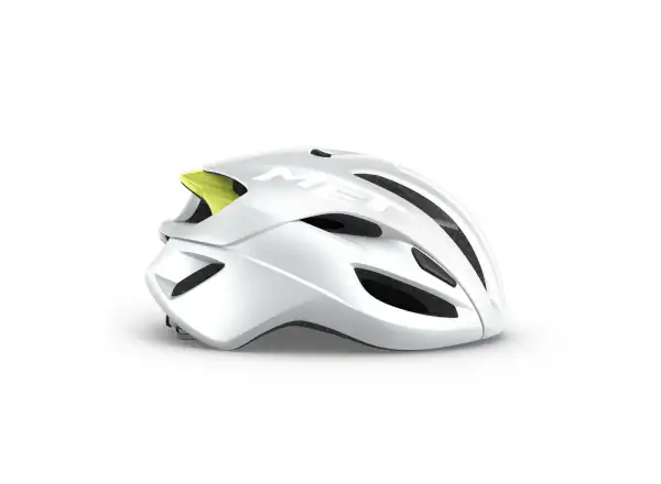 MET Rivale MIPS helmet Undyed White/Lime