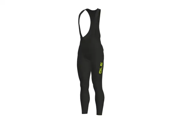 ALÉ Calzamaglia C/B Winter men's winter cycling pants black/fluo yellow