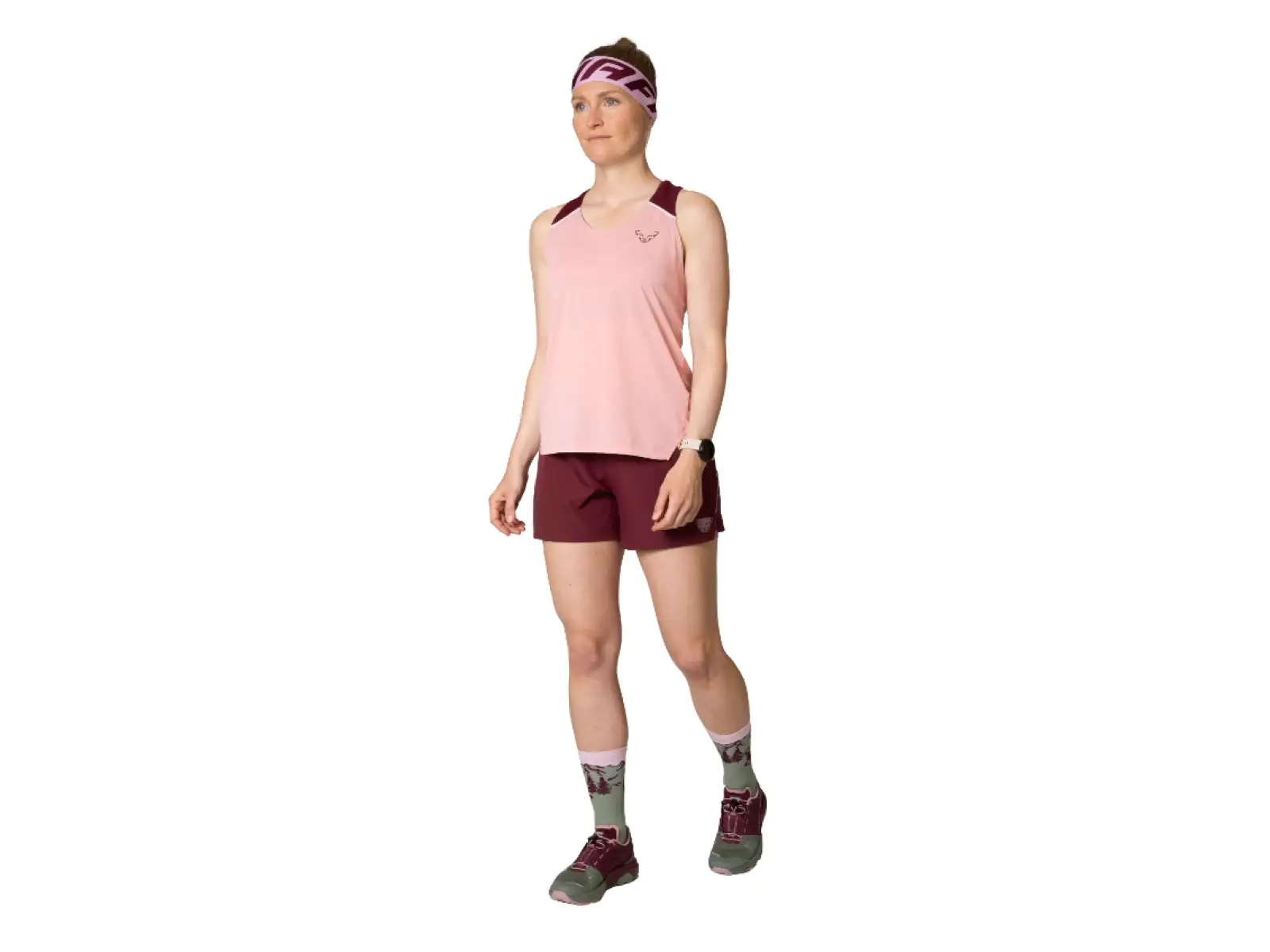 Dynafit Sky women's running tank top Pale Rose