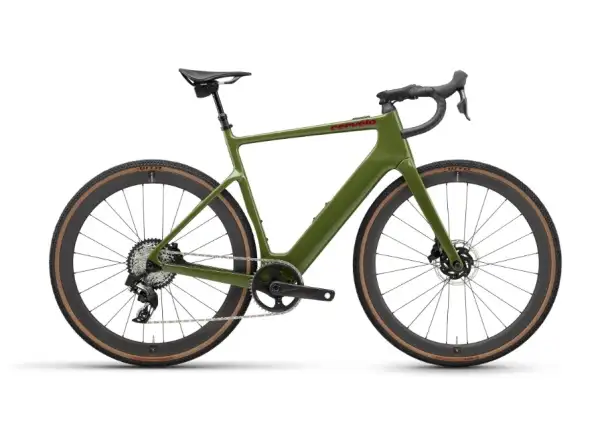 Cervélo Rouvida Force XPLR AXS 1 road e-bike Expedition Green