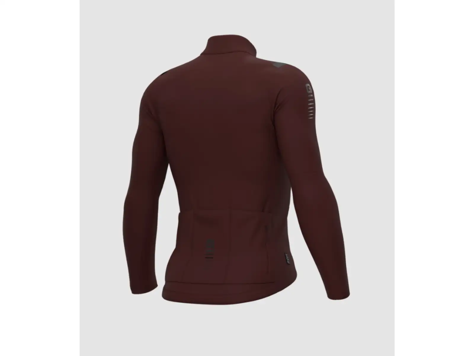 Alé R-EV1 Warm Race men's insulated jersey long sleeve Burgundy