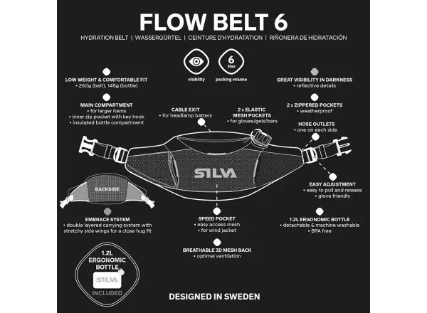 Silva Flow 6 waist pack black