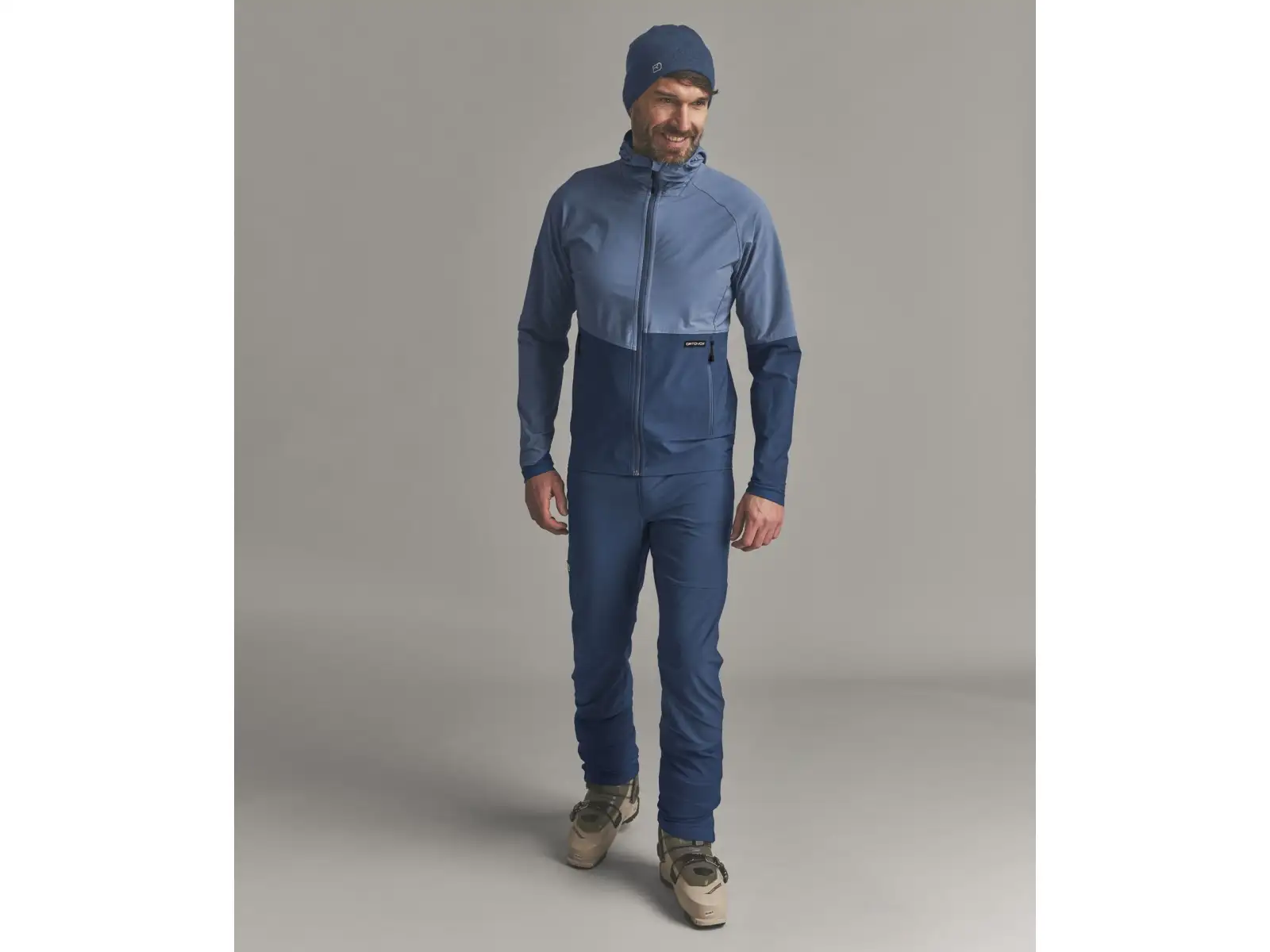 Ortovox Venet Softshell Pants men's softshell pants Blue Nunatak