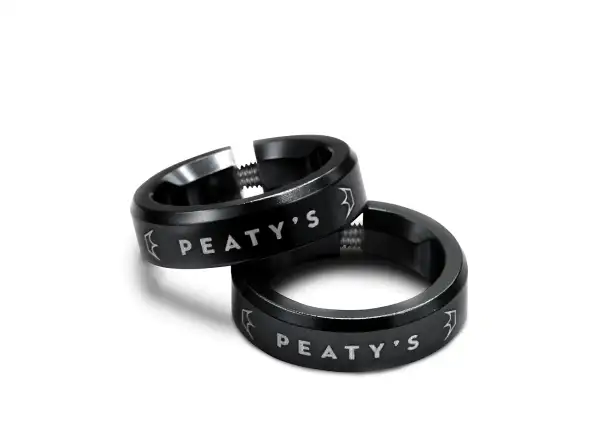 Peaty's Monarch Lock Ring grip clamp Black