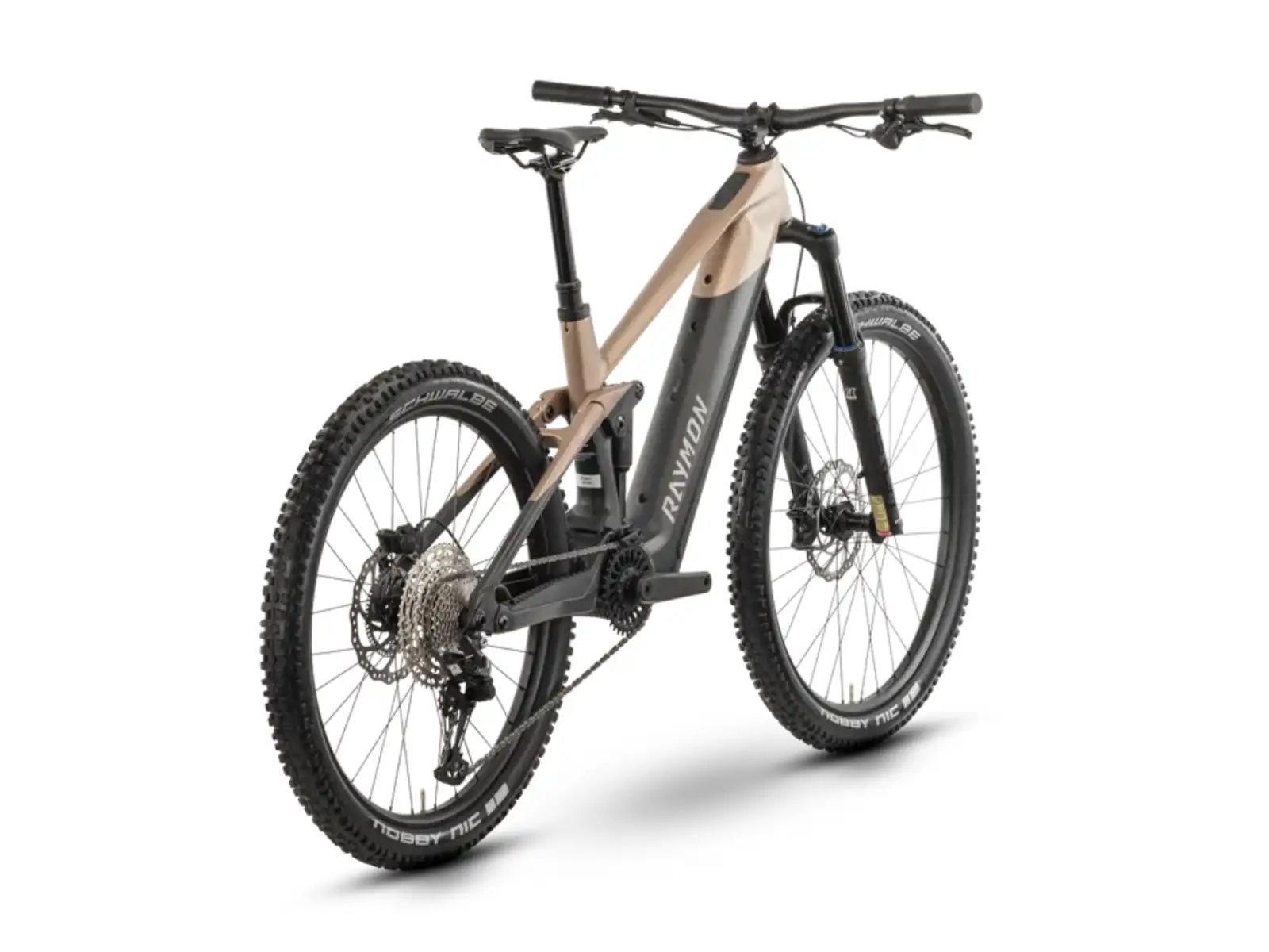 Raymon Tarok Pure full-suspension e-bike Carbon/Stone/Sand