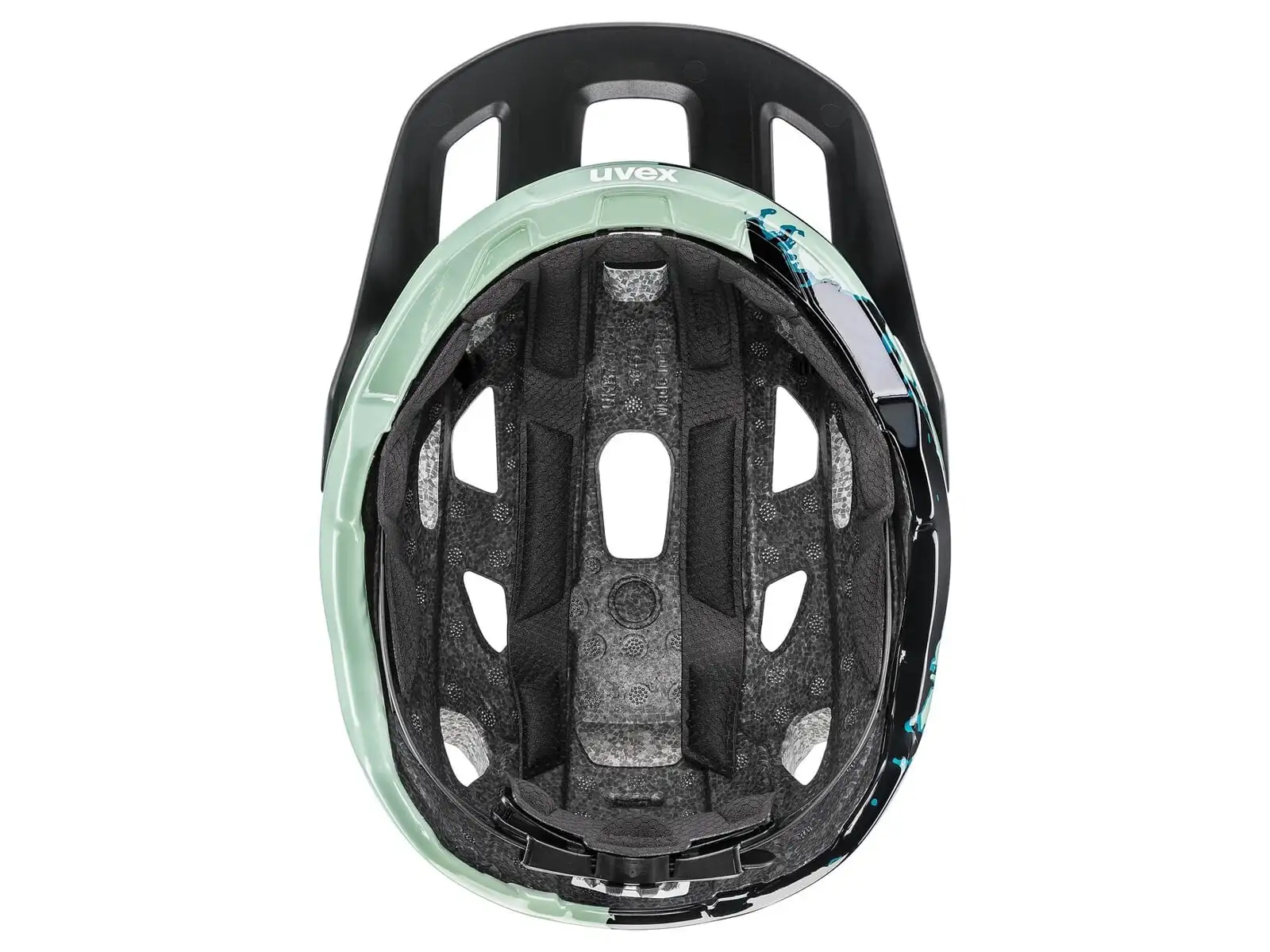 Uvex React helmet Jade/Black Matt