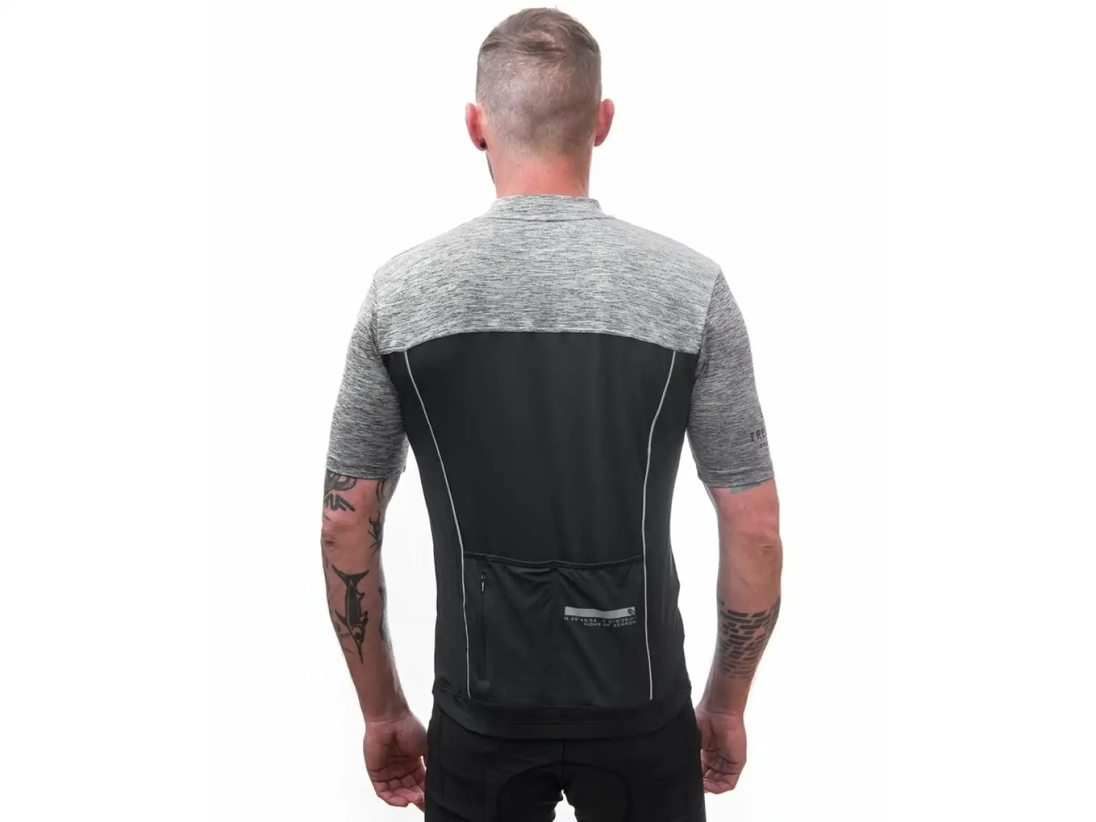 Sensor Cyklo Motion men's jersey short sleeve black/gray