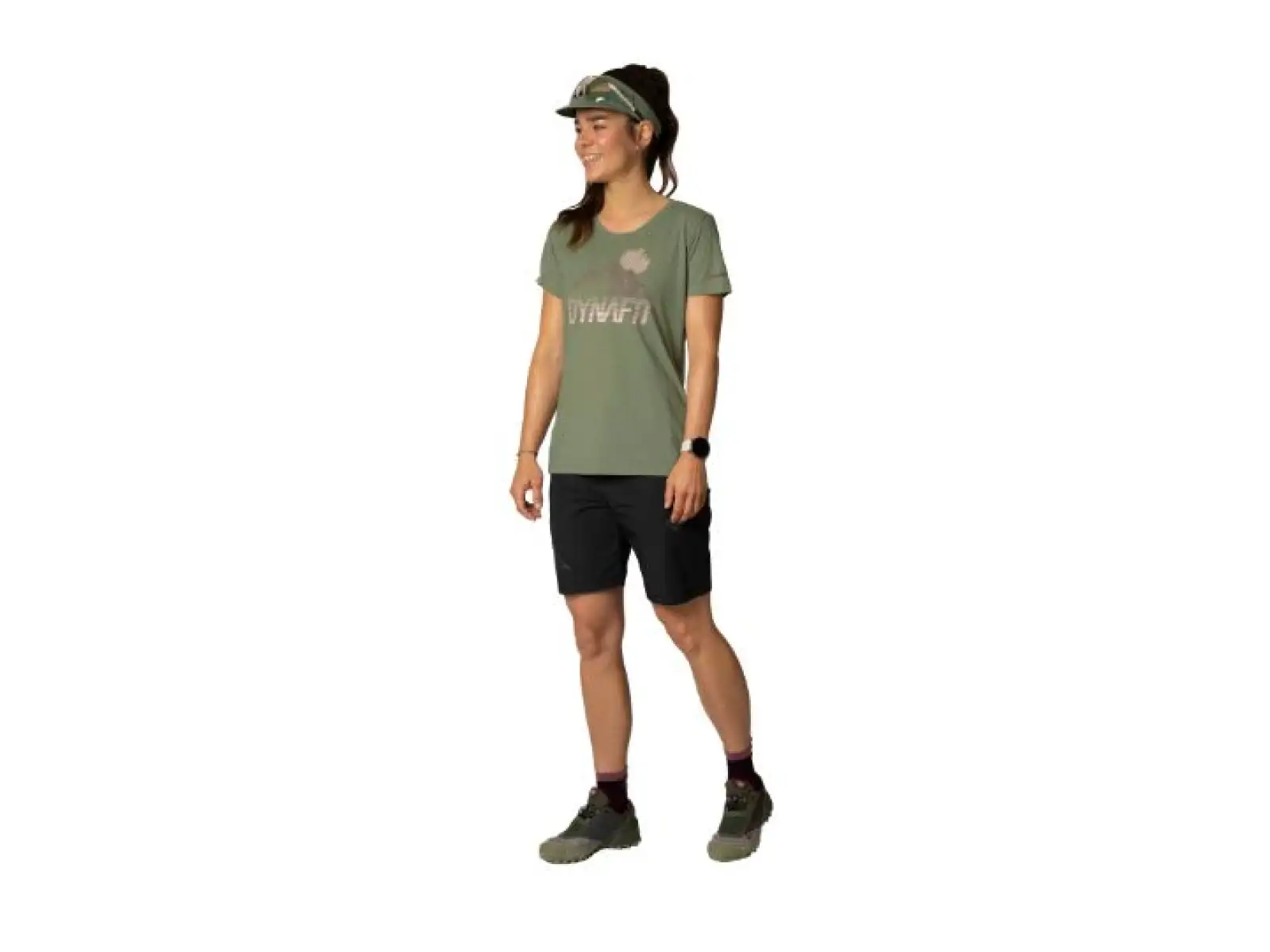 Dynafit Transalper Graphic women's T-shirt short sleeve Sage