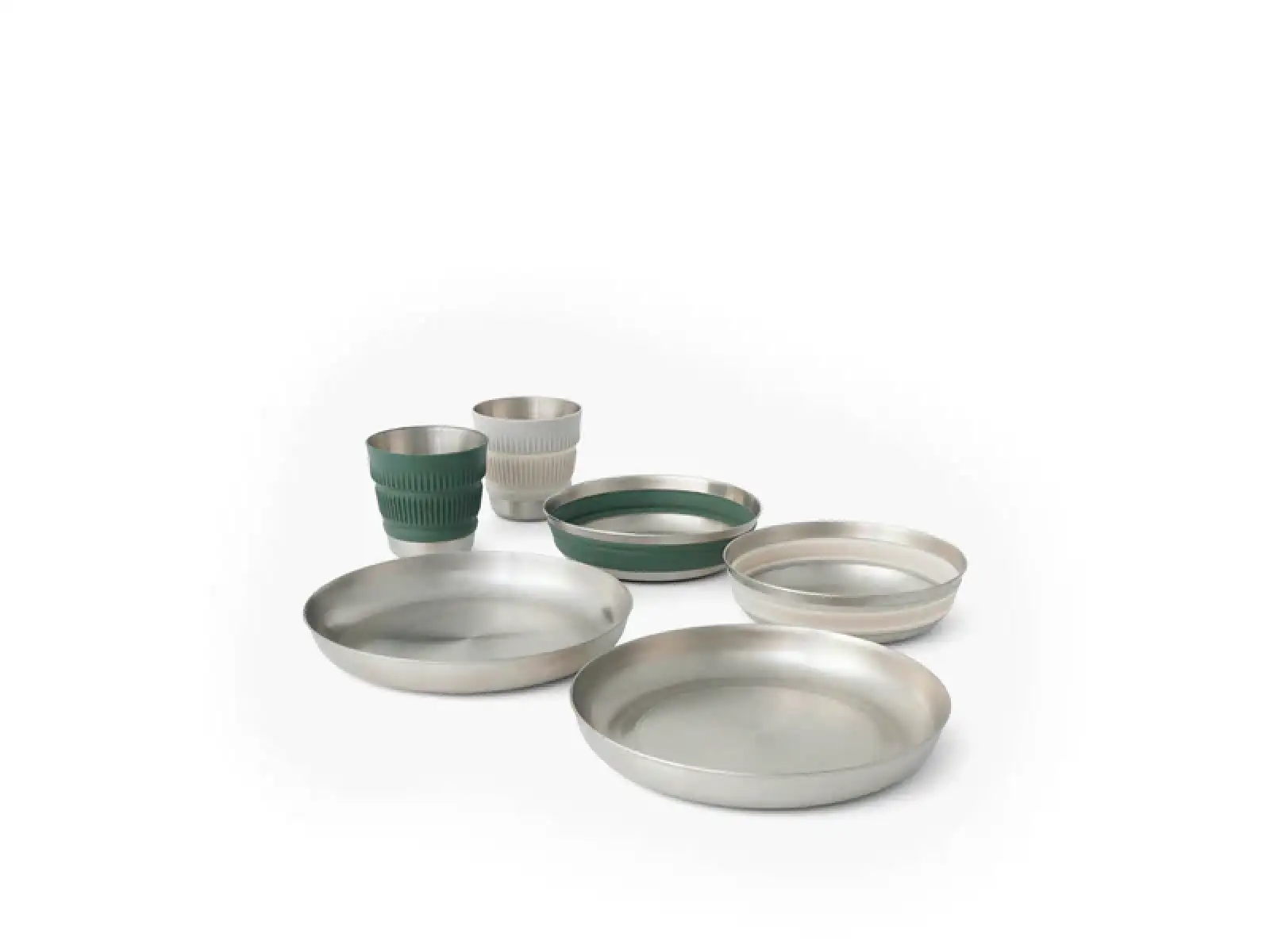 Sea to Summit Detour Stainless Steel Dinnerware Set 6 piece set of dishes