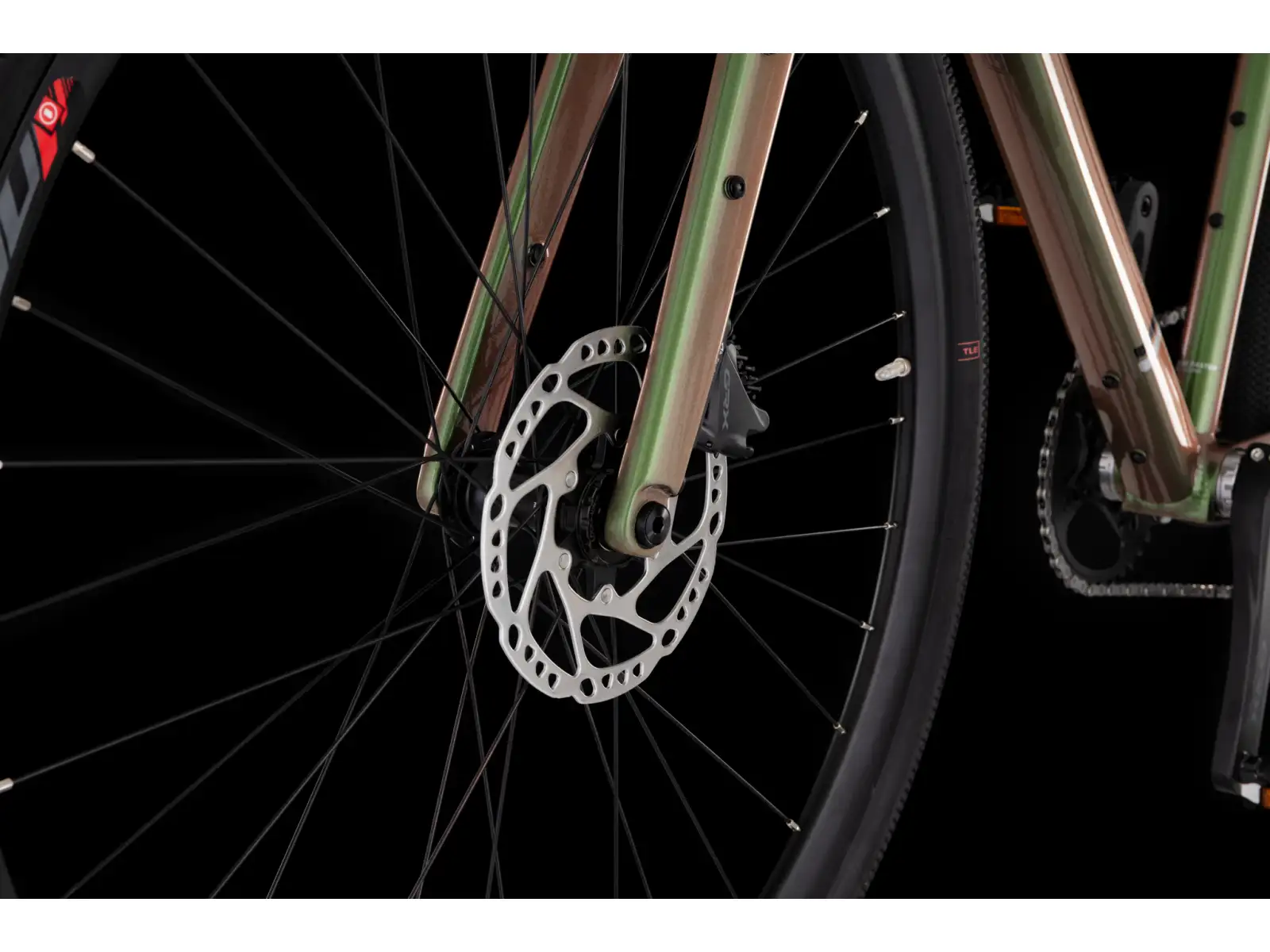 4Ever Gromvel Elite gravel bike Green dragon
