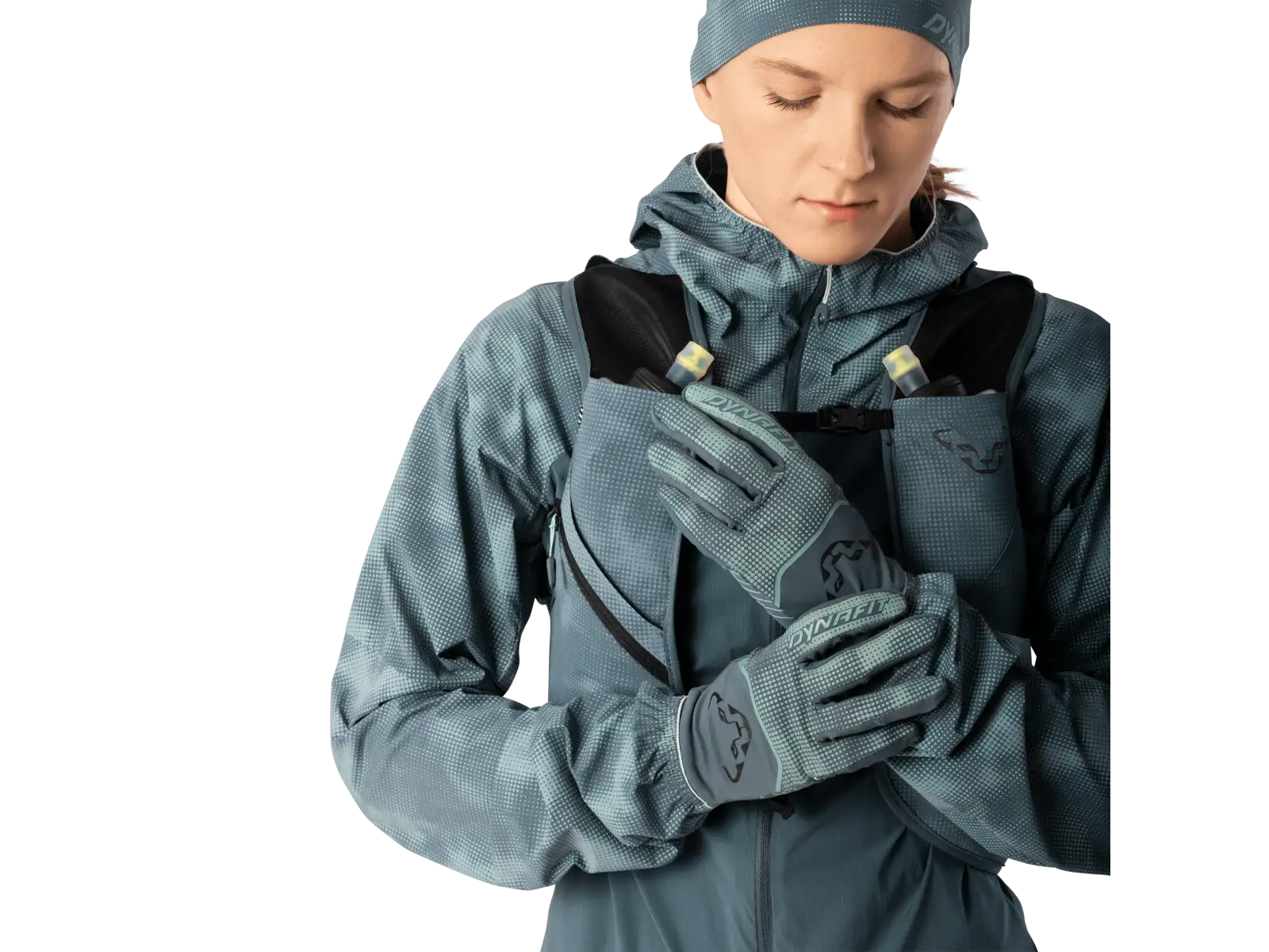 Dynafit Trail 6 Reflective running vest Cinder/Smoke Blue