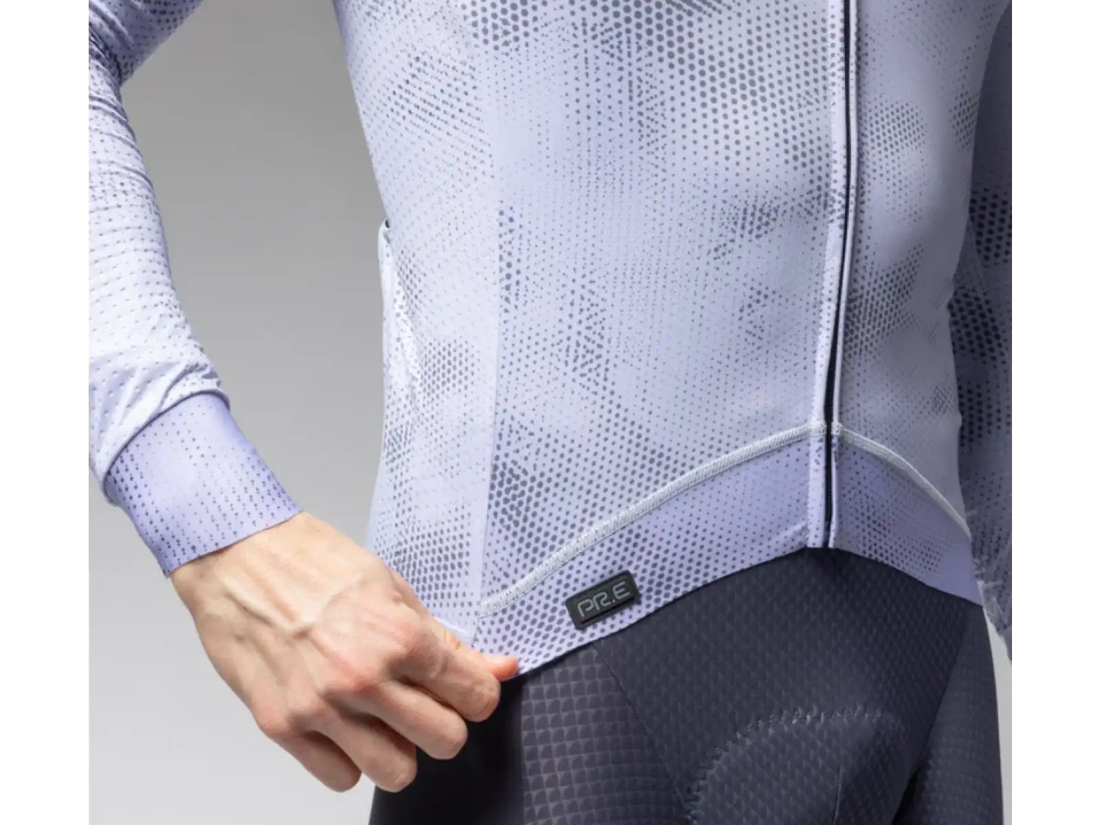 Alé PR-E Spray men's jersey insulated long sleeve Grey