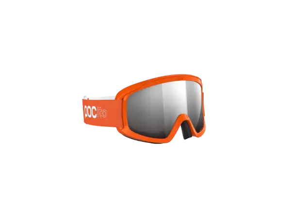 POC POCito Opsin kids ski goggles Fluorescent Orange/Partly Sunny Silver