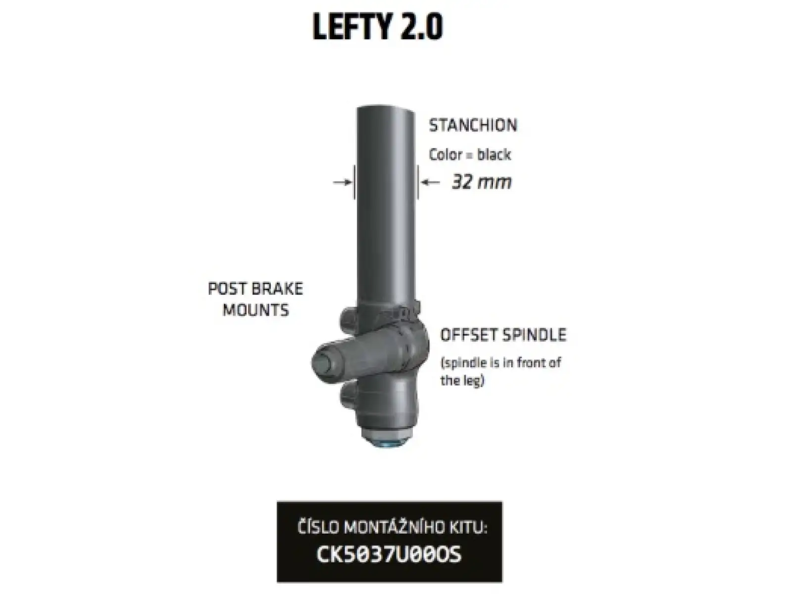 Cannondale 2Spring Air upgrade kit for Lefty SuperMax 1.0 36mm (CK5027U00OS)