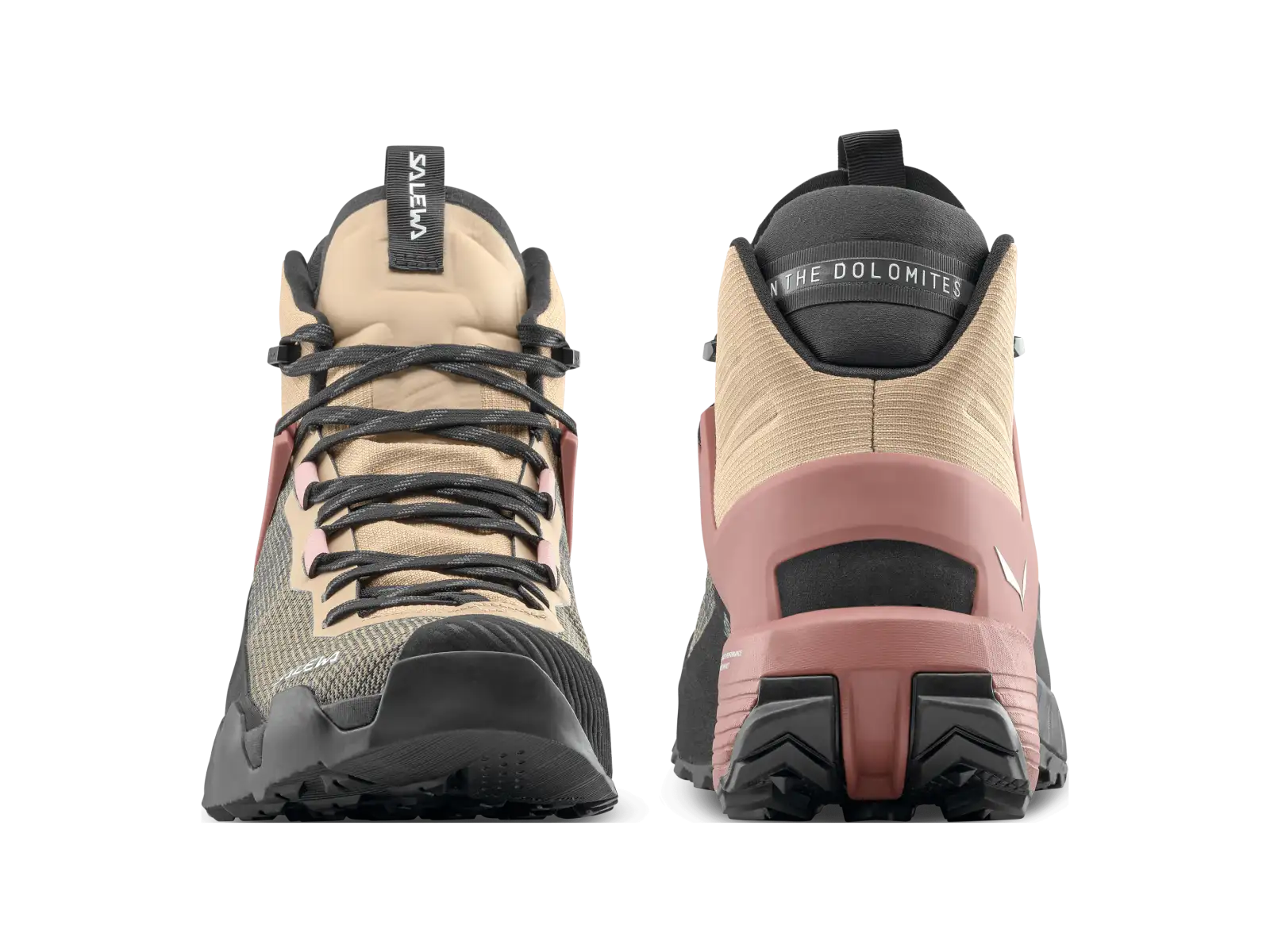 Salewa Wildfire NXT Mid GTX women's hiking boots Quicksand/Etruscan Red