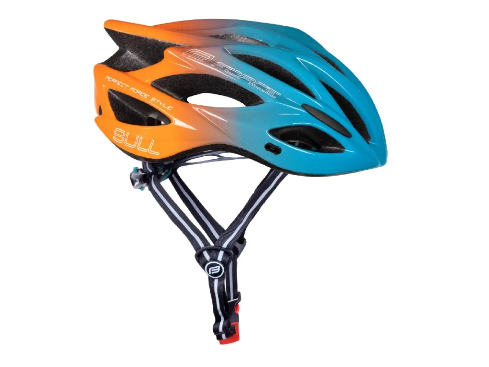 Force Bull Hue cycling helmet blue/orange