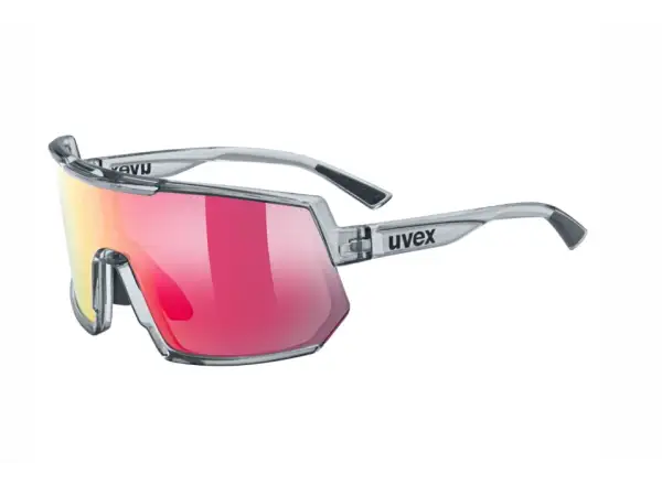 Uvex Sportstyle 235 glasses Smoke Transparent/Mirror Red