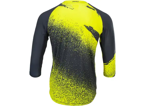 Silvini Brunello men's jersey 3/4 sleeve black/neon