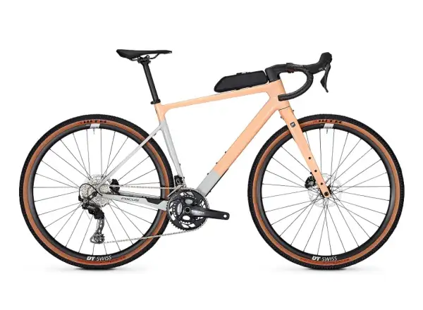 Focus Atlas 8.7 DI gravel bike Melon Glossy/Lightgrey Glossy