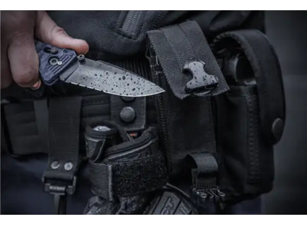 TB Outdoor CAC S200 French Army PA6 FV Knife texture black